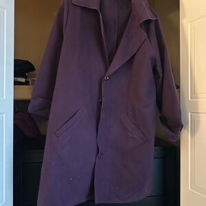 Women’s Felt Purple Coat